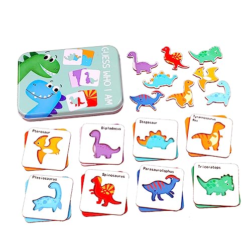 JOINPAYA 1 Satz Kleinkind rätsel holzspielzeug The Animal animanimals tierwesen holzpuzzel zoigltod Puzzlespielzeug dinotattos Pädagogikspielzeug passendes Puzzle- Hölzern von JOINPAYA