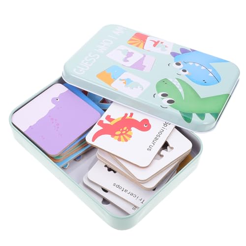 JOINPAYA 1 Satz Kognitives Matching-Puzzle Pädagogisches Puzzle kinderspielzeug partyspiele Kleinkindspielzeug interaktives Spielset Kinderbrettspiel Holz von JOINPAYA