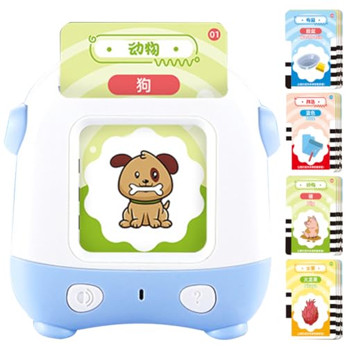 JOINPAYA Lesemaschine Für Die Früherziehung Kleinkinder Sprechende Lernkarten Lernspielzeug Audio-lernmaschine Lernspielzeug Für Kinder Sensorisches Spielzeug Für Kinder von JOINPAYA