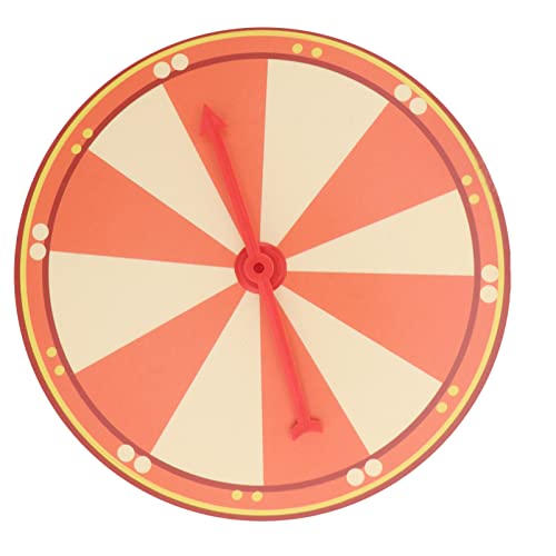 JOINPAYA 1 Satz Lotterie-Plattenspieler Brettspiel-tischmatte Radpreis Drehscheibe Rad Spiel Planke Tischplatte Roulette- Verlosen Preisrad An Der Wand Plastik Colorful von JOINPAYA