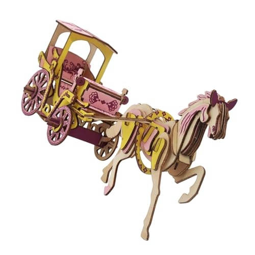 JOINPAYA Lustige Kutsche 3D Puzzle Spielzeug Holz Kit Für Jungen Und Mädchen JOINPAYA Lustige Kutsche 3D Puzzle Spielzeug Holz Kit Für Jungen Und Mädchen von JOINPAYA