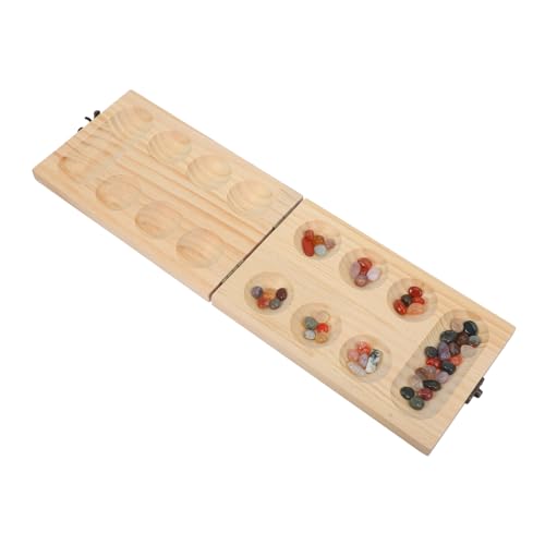 JOINPAYA 1 Satz Mancala-Brettspiel Spiele Pracht-Brettspiel familienspiel brettspiel Gesellschaftsspiel Schachbrett klappbares Spielbrett aus Holz Mancala Games Stein und Brett JOINPAYA 1 Satz Mancala-Brettspiel Spiele Pracht-Brettspiel familienspiel brettspiel Gesellschaftsspiel Schachbrett klappbares Spielbrett aus Holz Mancala Games Stein und Brett von JOINPAYA