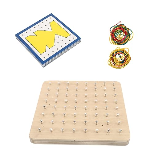 JOINPAYA 1 Satz Mathe-steckplatte Aus Holz Holzig Kleinkinder Geoboards Lernwerkzeuge Für Geometrische Formen Nagelplatte Lernwerkzeuge Für Kindermathematik Geobrett Steckbrett Hölzern JOINPAYA 1 Satz Mathe-steckplatte Aus Holz Holzig Kleinkinder Geoboards Lernwerkzeuge Für Geometrische Formen Nagelplatte Lernwerkzeuge Für Kindermathematik Geobrett Steckbrett Hölzern von JOINPAYA