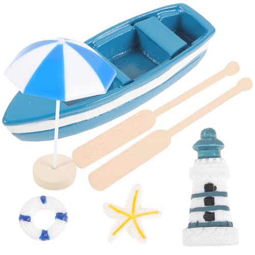 JOINPAYA 5 Stück Miniatur-segelboot- Im Mittelmeerstil Kunstharz-bastelornamente Für Heim- Und Kinderspielzeug Landschaftsmodelle JOINPAYA 5 Stück Miniatur-segelboot- Im Mittelmeerstil Kunstharz-bastelornamente Für Heim- Und Kinderspielzeug Landschaftsmodelle von JOINPAYA