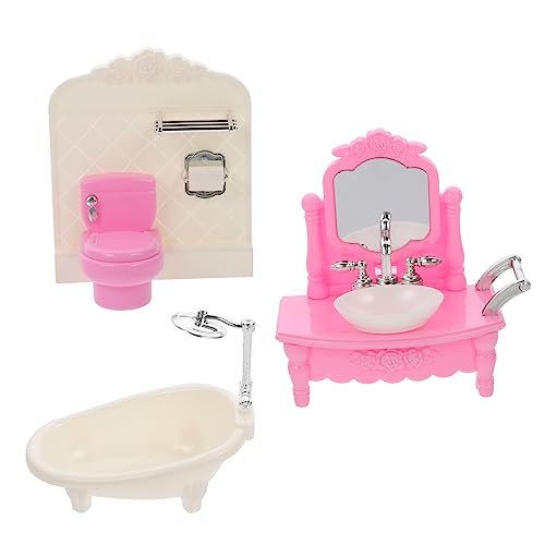 JOINPAYA 1 Satz Mikrolandschaft für kinderspielzeug puppenstubenmöbel Set Toys for Miniaturhausmöbel Mini-Hausbadewanne Mini-Badezimmer-WC Plastik JOINPAYA 1 Satz Mikrolandschaft für kinderspielzeug puppenstubenmöbel Set Toys for Miniaturhausmöbel Mini-Hausbadewanne Mini-Badezimmer-WC Plastik von JOINPAYA