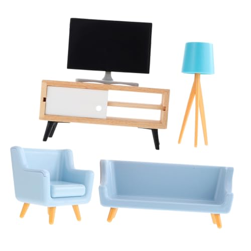 JOINPAYA 1satz Miniatur Möbel Für Teiliges Accessoire Mit Fernseher Tv-Schrank Lampen Und Sofas Dekoration Für Mini-häuser Und Spielzeug JOINPAYA 1satz Miniatur Möbel Für Teiliges Accessoire Mit Fernseher Tv-Schrank Lampen Und Sofas Dekoration Für Mini-häuser Und Spielzeug von JOINPAYA