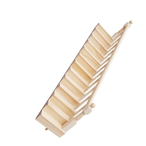 JOINPAYA 1 Satz Mini-holztreppe Handlauf Mini-möbelmodell Desktop-Ornament Mini-holzmöbel Miniatur Treppe Mini-haustreppe Spielhauszubehör Mini Treppe Hölzern Khaki JOINPAYA 1 Satz Mini-holztreppe Handlauf Mini-möbelmodell Desktop-Ornament Mini-holzmöbel Miniatur Treppe Mini-haustreppe Spielhauszubehör Mini Treppe Hölzern Khaki von JOINPAYA