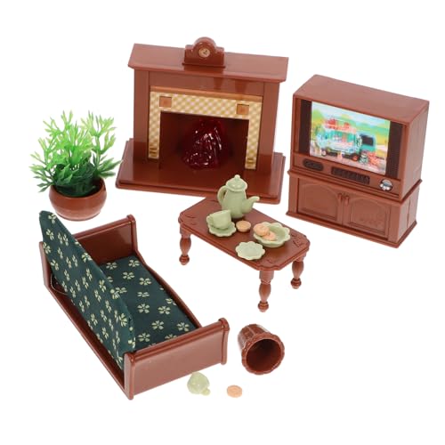 JOINPAYA 1 Satz Mini-spielzeugset Stellen Sie Sich Vor, Zu Puppenmöbel Puppenhausszene Requisite Layout Der Puppenhausszene Winzige Hausdekorationen Mini-Sofa Brown Stoff JOINPAYA 1 Satz Mini-spielzeugset Stellen Sie Sich Vor, Zu Puppenmöbel Puppenhausszene Requisite Layout Der Puppenhausszene Winzige Hausdekorationen Mini-Sofa Brown Stoff von JOINPAYA