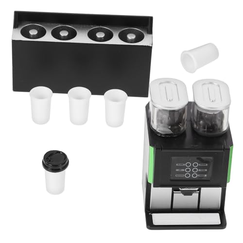 JOINPAYA 1 Satz Miniatur-Kaffee Maschine Kaffeekocher Dekoration Espressomaschine Kaffeekapselmaschine Kaffeevollautomaten Espressotassen Kaffeemaschine Plastik Black JOINPAYA 1 Satz Miniatur-Kaffee Maschine Kaffeekocher Dekoration Espressomaschine Kaffeekapselmaschine Kaffeevollautomaten Espressotassen Kaffeemaschine Plastik Black von JOINPAYA