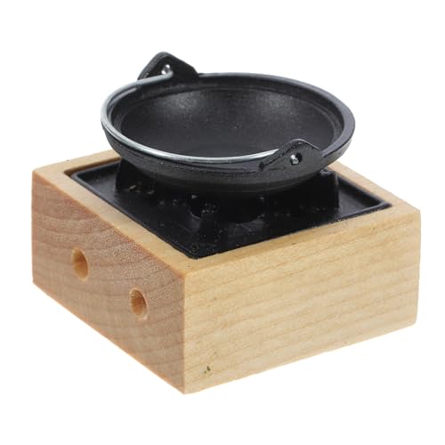 JOINPAYA 1 Satz Miniatur-Küchengeschirr Puppe Dollhouse Furniture Dollhouse Accessories mini kocher Mini Kochgeschirr küchenutensilien tischdeko Miniaturofen Mini-Verzierung Eisen von JOINPAYA