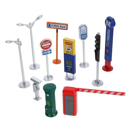 JOINPAYA 1 Set Miniatur-verkehrsschilder Spielset Für Kinder Mit Verkehrsschildern Und Leuchtenden Farben Zum Lernen Und Fantasievollen Spielen JOINPAYA 1 Set Miniatur-verkehrsschilder Spielset Für Kinder Mit Verkehrsschildern Und Leuchtenden Farben Zum Lernen Und Fantasievollen Spielen von JOINPAYA