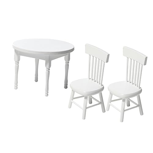 JOINPAYA 1 Satz Modell Tischstuhl Miniature Furniture Miniature Table and Chair Miniature Dollhouse Furniture Miniature Model Puppenhäuser Miniaturmöbel Mini-Tisch-Stuhl-Modell Birke Weiß JOINPAYA 1 Satz Modell Tischstuhl Miniature Furniture Miniature Table and Chair Miniature Dollhouse Furniture Miniature Model Puppenhäuser Miniaturmöbel Mini-Tisch-Stuhl-Modell Birke Weiß von JOINPAYA