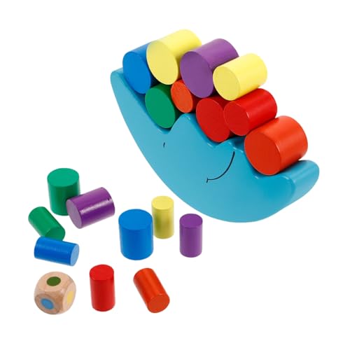 JOINPAYA Entzückendes Balance-Block-Spielzeug Für Kinder Mond-Balance-bausteine Pädagogisches Holzspielzeug-Set von JOINPAYA