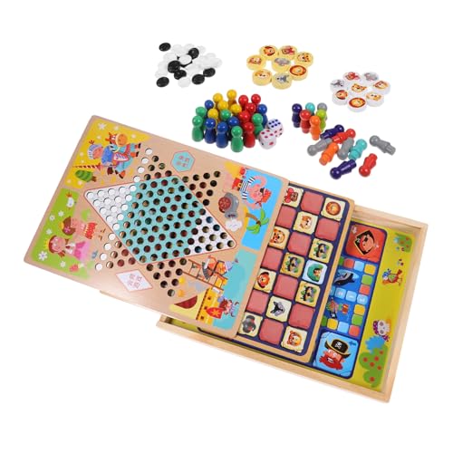 JOINPAYA 1 Satz Multifunktionales Schachspielzeug Schachspiel interaktives Reisespielzeug Strategisches Tischschachspielzeug fliegendes Schach für hölzern JOINPAYA 1 Satz Multifunktionales Schachspielzeug Schachspiel interaktives Reisespielzeug Strategisches Tischschachspielzeug fliegendes Schach für hölzern von JOINPAYA