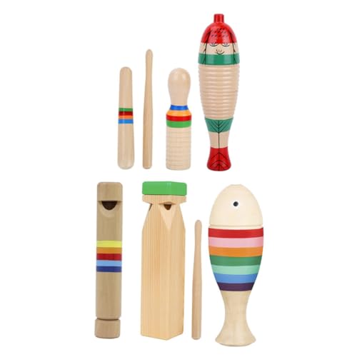 JOINPAYA 1 Satz Musikinstrumentenset Für Spielzeuge Kleinkind -bildungsspielzeug Musikinstrumente Kinderspielzeug Musikinstrumente Für Kleinkinder Tamburin Für Holz von JOINPAYA