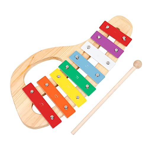 JOINPAYA 1 Satz Oktave Handpercussion Aufschlussreiches Musikspielzeug Orff Musikspielzeug Schlaginstrument Klavierspielzeug Aus Percussion-Metall Kinderspielzeug Hölzern Colorful von JOINPAYA