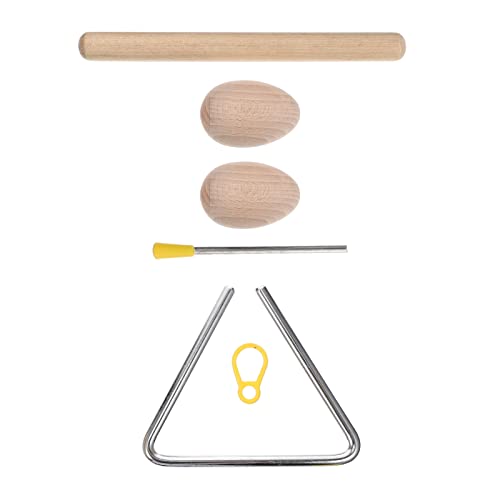 JOINPAYA 1 Satz Orff-Instrument Musical Stürmer Dreieck Handpercussion dreieckiges Instrument musikinstrumente kinderinstrumente musikspielzeug roststop Schlaginstrument Holzklaven Metall JOINPAYA 1 Satz Orff-Instrument Musical Stürmer Dreieck Handpercussion dreieckiges Instrument musikinstrumente kinderinstrumente musikspielzeug roststop Schlaginstrument Holzklaven Metall von JOINPAYA