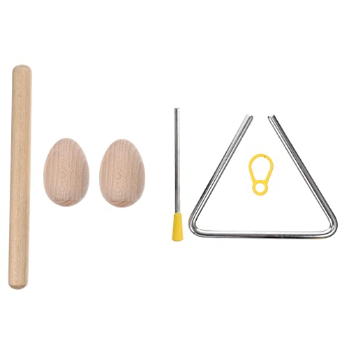 JOINPAYA 1 Satz Orff-Instrument Musical Stürmer Dreieck Instrumente Schlagzeug Marakas Für Erwachsene Instrument Für Schlaginstrument Rhythmus-Sticks Rhythmussticks Für Holz JOINPAYA 1 Satz Orff-Instrument Musical Stürmer Dreieck Instrumente Schlagzeug Marakas Für Erwachsene Instrument Für Schlaginstrument Rhythmus-Sticks Rhythmussticks Für Holz von JOINPAYA