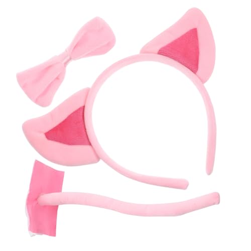 JOINPAYA Halloween Cosplay Set Tier Stirnband Schleife Ohren Kostüm Verschleiß-beständig Spaß Party Zubehör JOINPAYA Halloween Cosplay Set Tier Stirnband Schleife Ohren Kostüm Verschleiß-beständig Spaß Party Zubehör von JOINPAYA