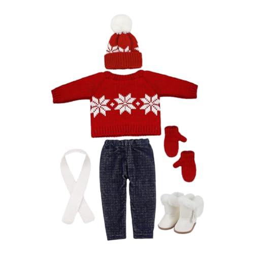 JOINPAYA 1 Satz Puppe Weihnachtskostüm Wiederverwendbares Outfit Weihnachtsbaumkostüm Kostüme Weihnachtsbaum-Pullover Outfits Schal Zubehör Für Babypuppen Puppenkleidung Ornamente Baumwolle JOINPAYA 1 Satz Puppe Weihnachtskostüm Wiederverwendbares Outfit Weihnachtsbaumkostüm Kostüme Weihnachtsbaum-Pullover Outfits Schal Zubehör Für Babypuppen Puppenkleidung Ornamente Baumwolle von JOINPAYA