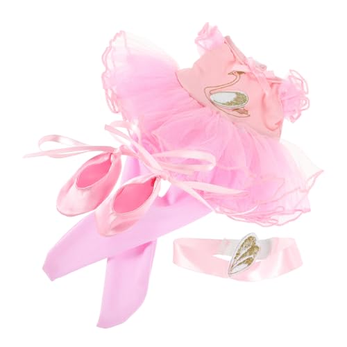 JOINPAYA 1 Satz Puppenballettkostüm Balletttanzpuppe Zubehör für Puppenstirnbänder Puppen Ballettkleid Ballettanzug für Puppen Puppenballettzubehör Ballettschuhe für Puppen Polyester Rosa JOINPAYA 1 Satz Puppenballettkostüm Balletttanzpuppe Zubehör für Puppenstirnbänder Puppen Ballettkleid Ballettanzug für Puppen Puppenballettzubehör Ballettschuhe für Puppen Polyester Rosa von JOINPAYA