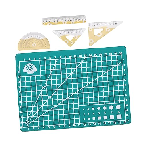 JOINPAYA 1 Set Miniatur-lineal Und Matte 5-teiliges Puppenhauszubehör PVC-Kunststoff Bezauberndes Puppenzubehör-Set Für Kinder von JOINPAYA