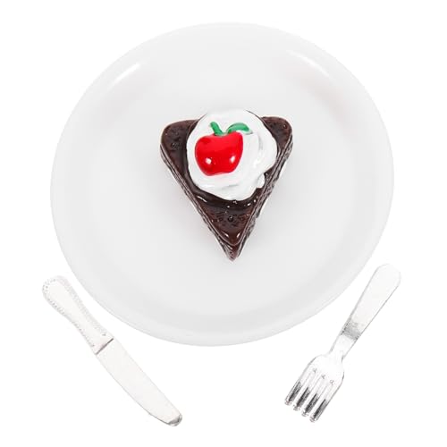 JOINPAYA Puppenhaus Miniatur Kuchen Servierschale Harz Für Kinder Imaginäres Spiel von JOINPAYA