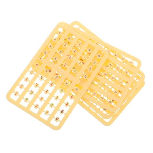 JOINPAYA 1satz Miniatur-Mahjong-Spielzeug Für Puppenhaus Miniatur-Dekoration Kreative Miniaturhaus-zubehör Für Authentische Puppenhaus-Dekoration Und Sammler Realistisch Und Einzigartig von JOINPAYA