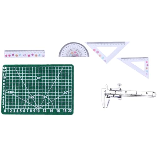 JOINPAYA Miniatur-lineal-Spielzeug – Metall-messschieber Mit Matte – Perfekt Für Puppenhaus & Schulbedarf JOINPAYA Miniatur-lineal-Spielzeug – Metall-messschieber Mit Matte – Perfekt Für Puppenhaus & Schulbedarf von JOINPAYA
