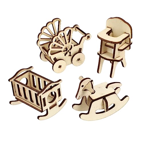JOINPAYA 1 Set Mini Puppenhaus Spielzeug Realistische Baby Puppe Möbel Set Für Mädchen von JOINPAYA
