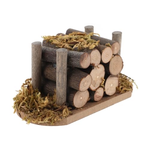 JOINPAYA 1 Set Garten Mikro Landschaft Miniatur Kamin Holzscheite Puppenhaus Kamin Zubehör Mikro Landschaft Lagerfeuer Ornament Miniatur Lagerfeuer Modell Kamin Outdoor Spielzeug DIY von JOINPAYA
