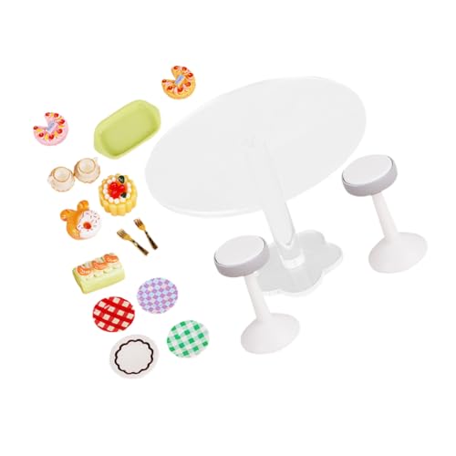 JOINPAYA Robustes Mini-küchengeschirr Aus Acryl Für Puppenhäuser Detaillierte Miniatur-Lebensmittel-Requisiten Für Die Heimdekoration Im Spielzimmer von JOINPAYA