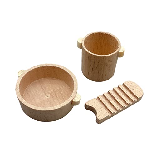 JOINPAYA 1 Satz Puppenhaus Tassen Becken Miniatur Waschen Wanne Fass Auto Wasser Puppenmöbel Dolly- -Ornament Mini-waschbrett Hölzern Khaki JOINPAYA 1 Satz Puppenhaus Tassen Becken Miniatur Waschen Wanne Fass Auto Wasser Puppenmöbel Dolly- -Ornament Mini-waschbrett Hölzern Khaki von JOINPAYA