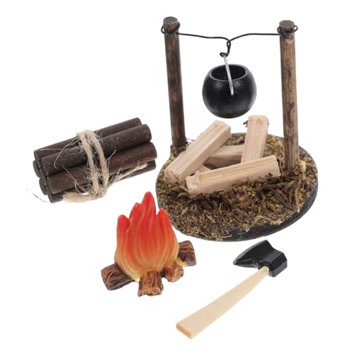 JOINPAYA Miniatur-brennholz-zubehör-Set Puppenhaus-ständer Brennholz Mini-Lagerfeuer- Für Miniatur- JOINPAYA Miniatur-brennholz-zubehör-Set Puppenhaus-ständer Brennholz Mini-Lagerfeuer- Für Miniatur- von JOINPAYA