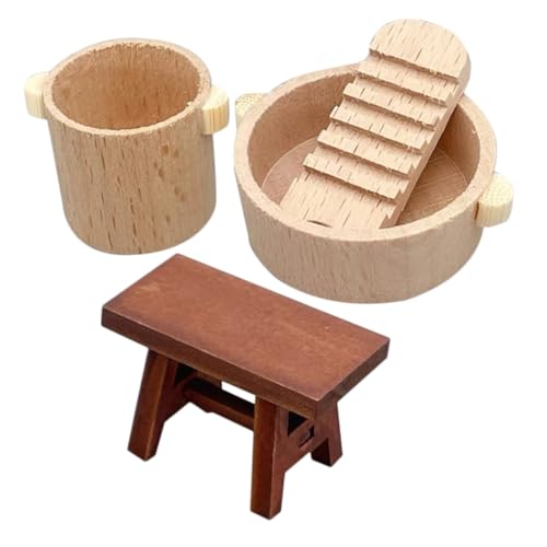 JOINPAYA 1satz Miniatur Für Dekoration Teiliges Zubehör Mit Waschbecken Und Eimer Gestaltetes Accessoire Für Mini Landschaften Und Projekte von JOINPAYA