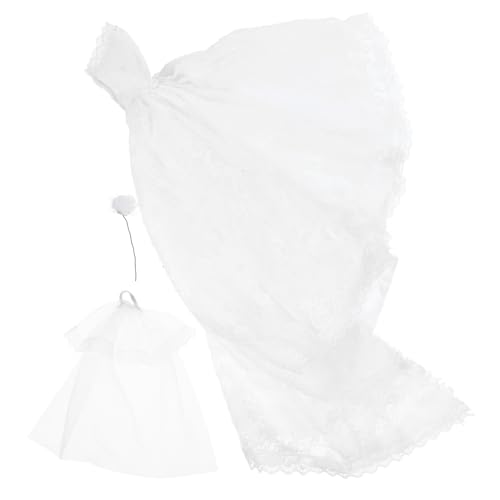 JOINPAYA 1 Satz Puppenkleidung Haarschmuck für die Braut Puppenzubehör Mode kinderspielzeug puppenspielzeug weißes Kleid Dekoration verschleißfestes Puppenkleid Puppenhochzeitskleid Stoff JOINPAYA 1 Satz Puppenkleidung Haarschmuck für die Braut Puppenzubehör Mode kinderspielzeug puppenspielzeug weißes Kleid Dekoration verschleißfestes Puppenkleid Puppenhochzeitskleid Stoff von JOINPAYA