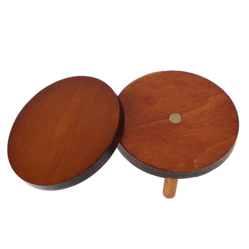 JOINPAYA 1 Satz Puppenstubentisch Schminktisch Wandlampe Magnetische Möbel Heimhocker Mini-Modell Miniaturmöbel Heimdekoration Couchtischdekor Schminktisch Wandleuchten Holz Light Brown von JOINPAYA