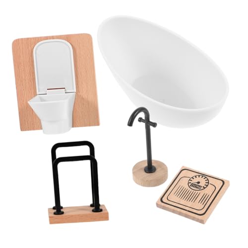 JOINPAYA 1 Satz Puppenzimmer-Badezimmerdekorationen Möbel Bausatz Mini puppenhaus Badezimmer puppenhaus Einrichtung Badezimmer Zubehör Puppenhaus-Badewanne Dollhouse Badezimmer Plastik JOINPAYA 1 Satz Puppenzimmer-Badezimmerdekorationen Möbel Bausatz Mini puppenhaus Badezimmer puppenhaus Einrichtung Badezimmer Zubehör Puppenhaus-Badewanne Dollhouse Badezimmer Plastik von JOINPAYA