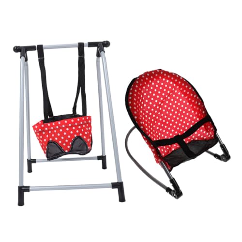 JOINPAYA 1 Satz Puppenzubehör puppenmöbel Puppen Puppenaccessoires Puppen Schaukeln Set Puppenwagen für Babys Puppenautositz Puppenwagen Stoff rot JOINPAYA 1 Satz Puppenzubehör puppenmöbel Puppen Puppenaccessoires Puppen Schaukeln Set Puppenwagen für Babys Puppenautositz Puppenwagen Stoff rot von JOINPAYA