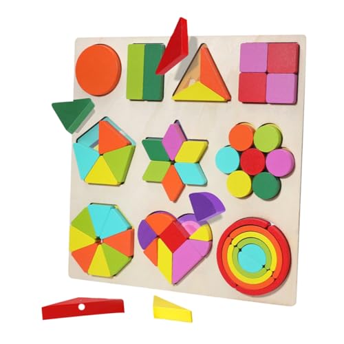 JOINPAYA 1 Satz Puzzle Der Frühen Bildung Kognitives Für Holzpuzzle Mit Geometrischen Formen Holzblockspielzeug Holzpuzzle Bildungsspielzeug Hölzern JOINPAYA 1 Satz Puzzle Der Frühen Bildung Kognitives Für Holzpuzzle Mit Geometrischen Formen Holzblockspielzeug Holzpuzzle Bildungsspielzeug Hölzern von JOINPAYA