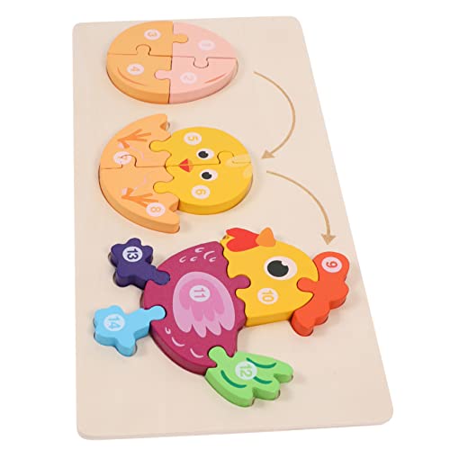 JOINPAYA Lernspielzeug Frühe Jahre Lebenszyklus Puzzle Vorschulspielzeug Kind Puzzles Pädagogisches von JOINPAYA