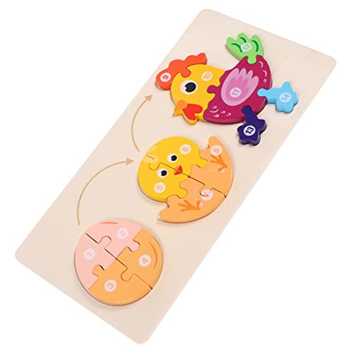 JOINPAYA 1 Satz Puzzle Rätsel Kleinkindspielzeug Tiere entwicklung kindliche entwicklung Present Ideas Geschenkidee laubsäge pädagogisches Kinderspielzeug hölzern von JOINPAYA