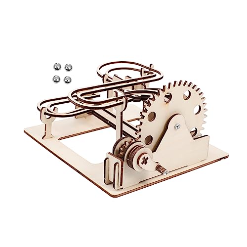 JOINPAYA 1 Satz Puzzle- aus Holz holzspielzeug gehirntraining Handkurbel Kugelbahn Umweltfreundliches holzbau Murmelbahn 3D-Puzzle Laufkettenmodell Stahl JOINPAYA 1 Satz Puzzle- aus Holz holzspielzeug gehirntraining Handkurbel Kugelbahn Umweltfreundliches holzbau Murmelbahn 3D-Puzzle Laufkettenmodell Stahl von JOINPAYA