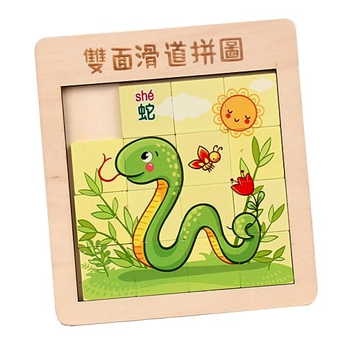 JOINPAYA 1 Satz Puzzle-bausteine Fingerschiebepuzzle Holzpuzzle Für Hölzern von JOINPAYA