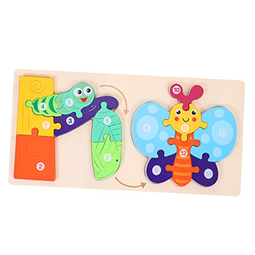 JOINPAYA Lernset Aus Holztierpuzzle Für Jungen Und Mädchen Zur Frühkindlichen Entwicklung von JOINPAYA