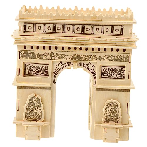 JOINPAYA 1 Satz Puzzle ordnerregal buchattrappe holzspielsachen Jakobsweg geschengutsein bastelzeug bucheregale ziernieten Family Games familienspiel Decor hölzern Beige von JOINPAYA
