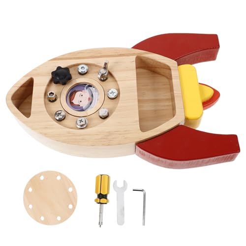 JOINPAYA Holzspielzeug Weltraumschraube Bausatz Feinmotorik Spielzeug Pädagogisches Kinderspielzeug Wiederverwendbares Lernspielzeug JOINPAYA Holzspielzeug Weltraumschraube Bausatz Feinmotorik Spielzeug Pädagogisches Kinderspielzeug Wiederverwendbares Lernspielzeug von JOINPAYA