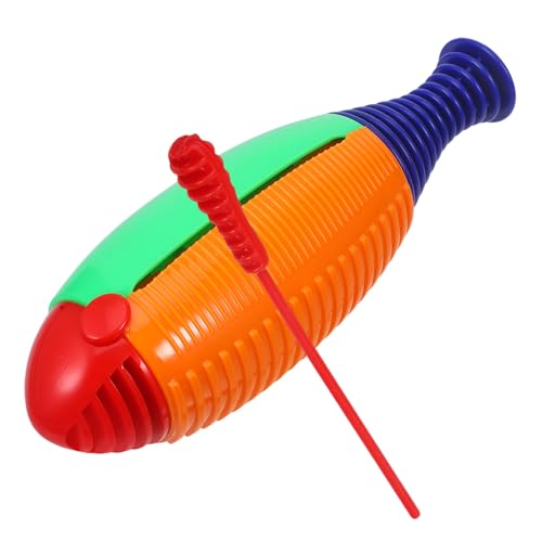 JOINPAYA Musikspielzeug Für Kleinkinder Abs-Kunststoff Guiro Froschklang Schlaginstrument Für Jungen Und Mädchen Kreativität Fantasie von JOINPAYA