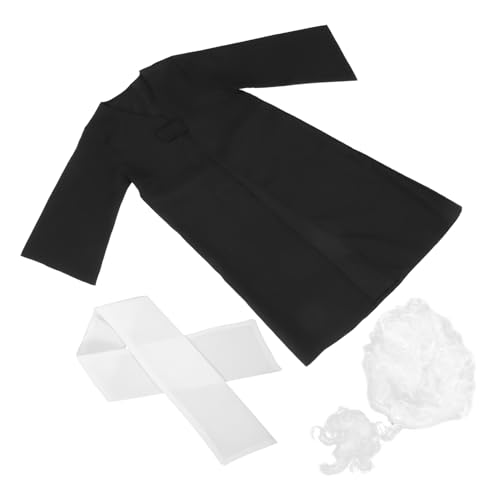 JOINPAYA Richter-perückenanzug Für Jungen Und Mädchen Party-perückenset Für Jungen Und Mädchen Richter-rollenspielkostüme Unisex-anwaltsanzug Atmungsaktiv Und Bequem Für Kleinkinder JOINPAYA Richter-perückenanzug Für Jungen Und Mädchen Party-perückenset Für Jungen Und Mädchen Richter-rollenspielkostüme Unisex-anwaltsanzug Atmungsaktiv Und Bequem Für Kleinkinder von JOINPAYA