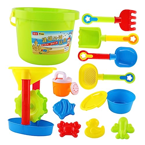 JOINPAYA 13pc Set Jungen Und Mädchen Strand Spielzeug Große Eimer Schaufel Sand Uhr Kunststoff Spielzeug Für JOINPAYA 13pc Set Jungen Und Mädchen Strand Spielzeug Große Eimer Schaufel Sand Uhr Kunststoff Spielzeug Für von JOINPAYA